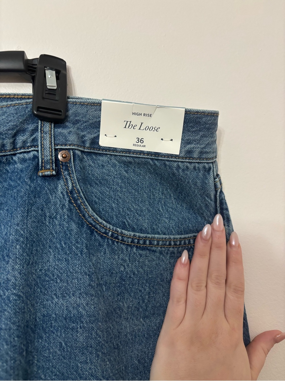 Abercrombie & Fitch High-Rise Loose Wide-Leg Jeans - Medium Blue